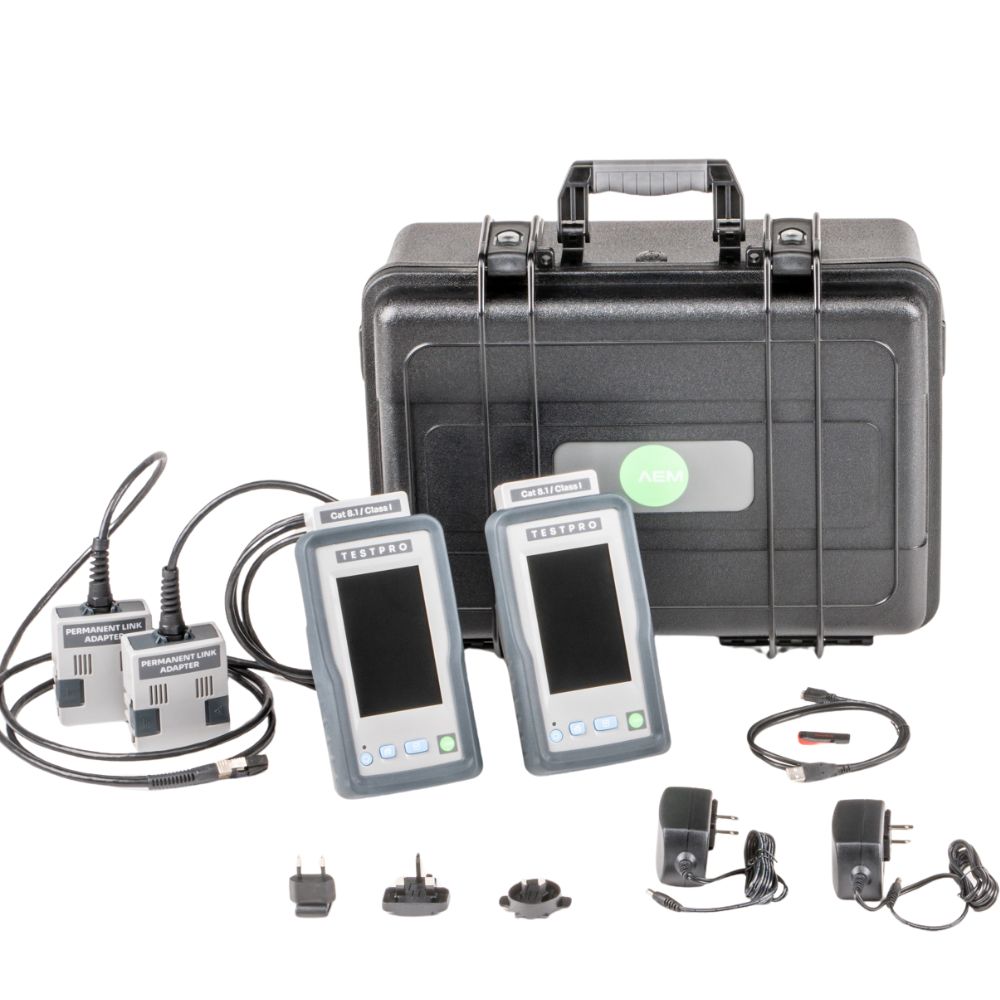 COPPER NETWORK CERTIFICATION KIT UP TO C8 TESTPRO-K50E