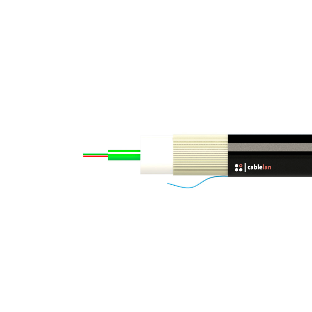 FO Cable, 2 SM, 9/125, Indoor/Outdoor, G657A2, Dca