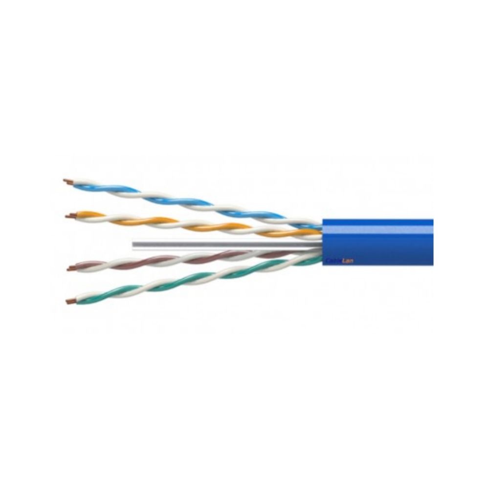 RIGID UTP CABLE C-6A LSZH B2ca-s1a,d1,a1 BLUE 305M cablelan