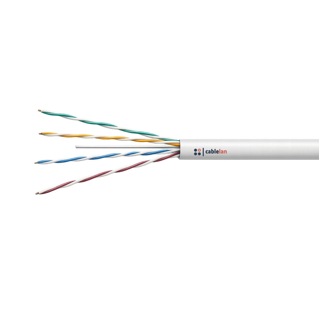 RIGID UTP CABLE C-6 DCA WHITE 1000MT CABLELAN