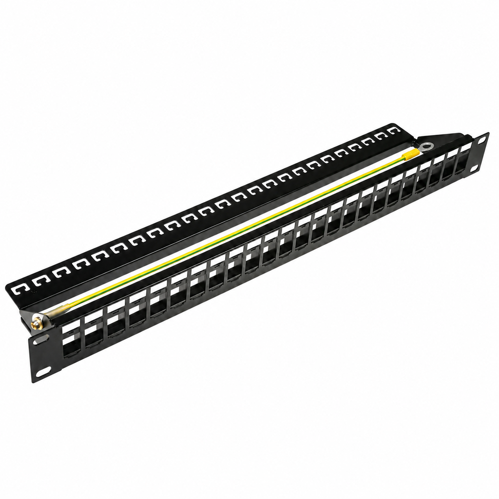 PANEL 19" 48 RJ45 180º METAL S/C 2U C/TRAY + TT gtlan