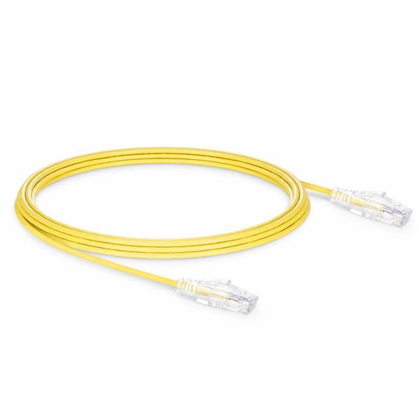 RJ45 HOSE C-6A UTP 10MT LSZH YELLOW SLIM gtlan