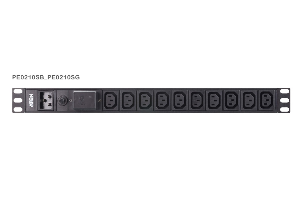 PDU Monofásica 1U 19" Básica con protección sobretensión - 3