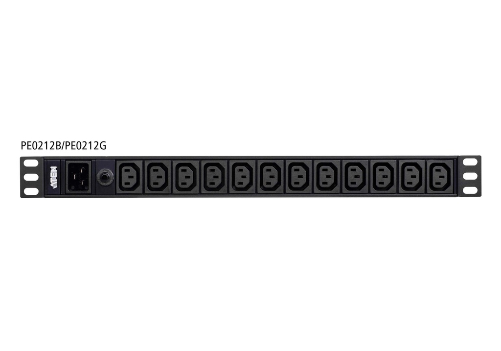 PDU Monofásica 1U 19" Básica - 16A - 12xC13