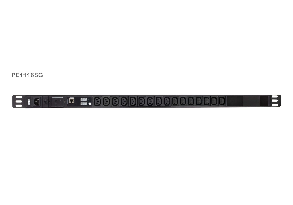 0U Vertical Single-Phase PDU with V/A Display and Overload Protection