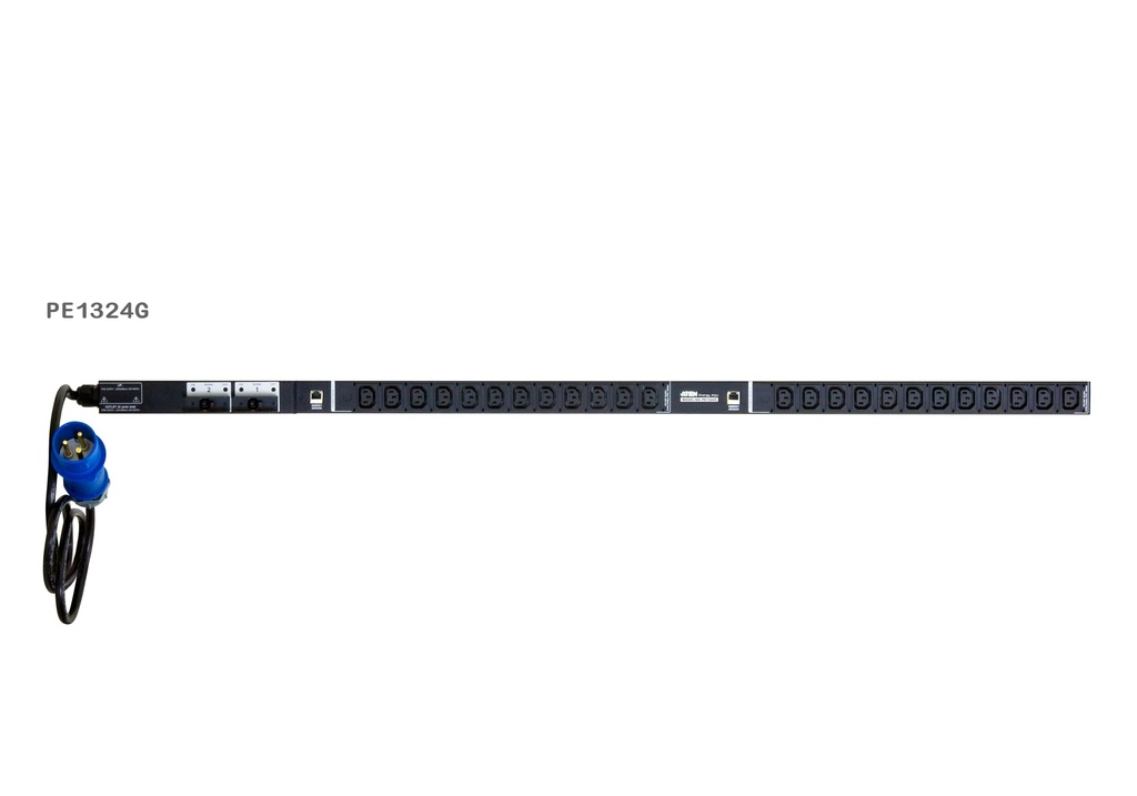 Single-Phase 0U Vertical Monitorable PDU - 32A - 24xC13