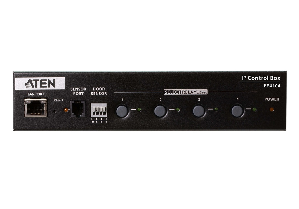 PDU Monofásica 1U 8" con Conmutación por toma - 10A - 4xC13)