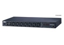 1U 19" Single-Phase PDU with Display, Per-Outlet Measurement/Switching