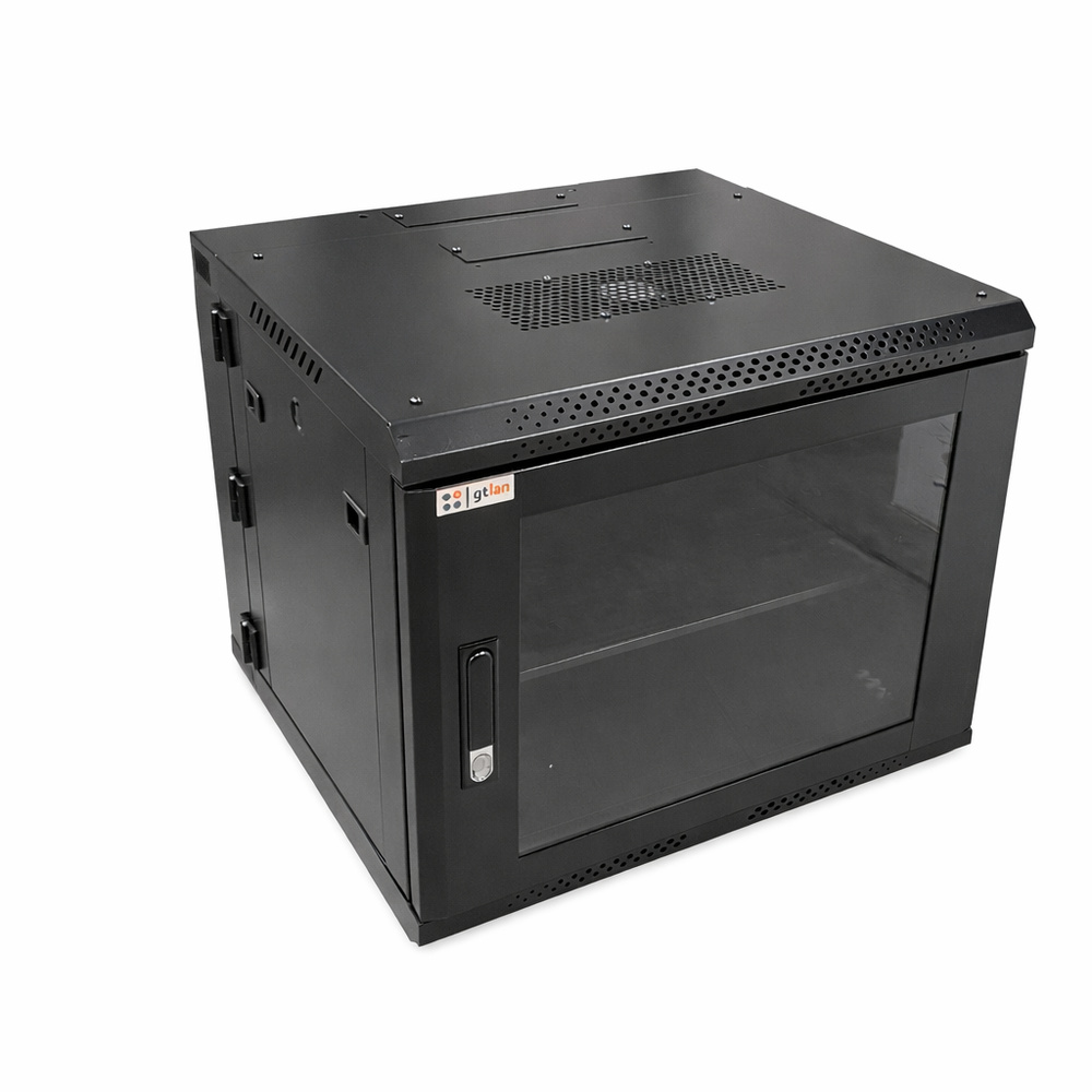 CABINET 19" M 9U F550 2CUE. + ACC. GLOBAL gtlan