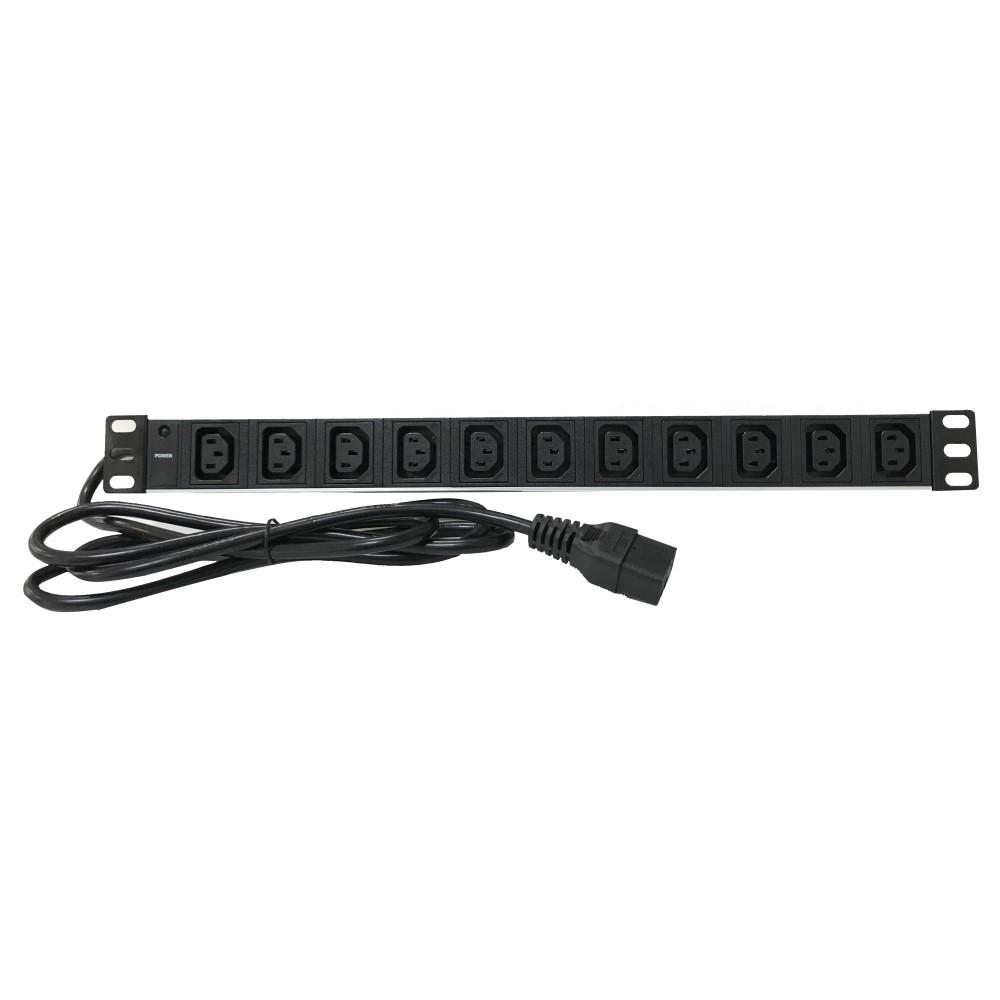 19" PLUG 11 IEC C13 CONNECTORS WITH C19 OUTPUT gtlan