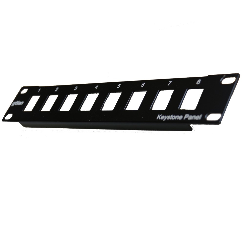 MINILAN PANEL 10" 8 HOLES RJ45 gtlan