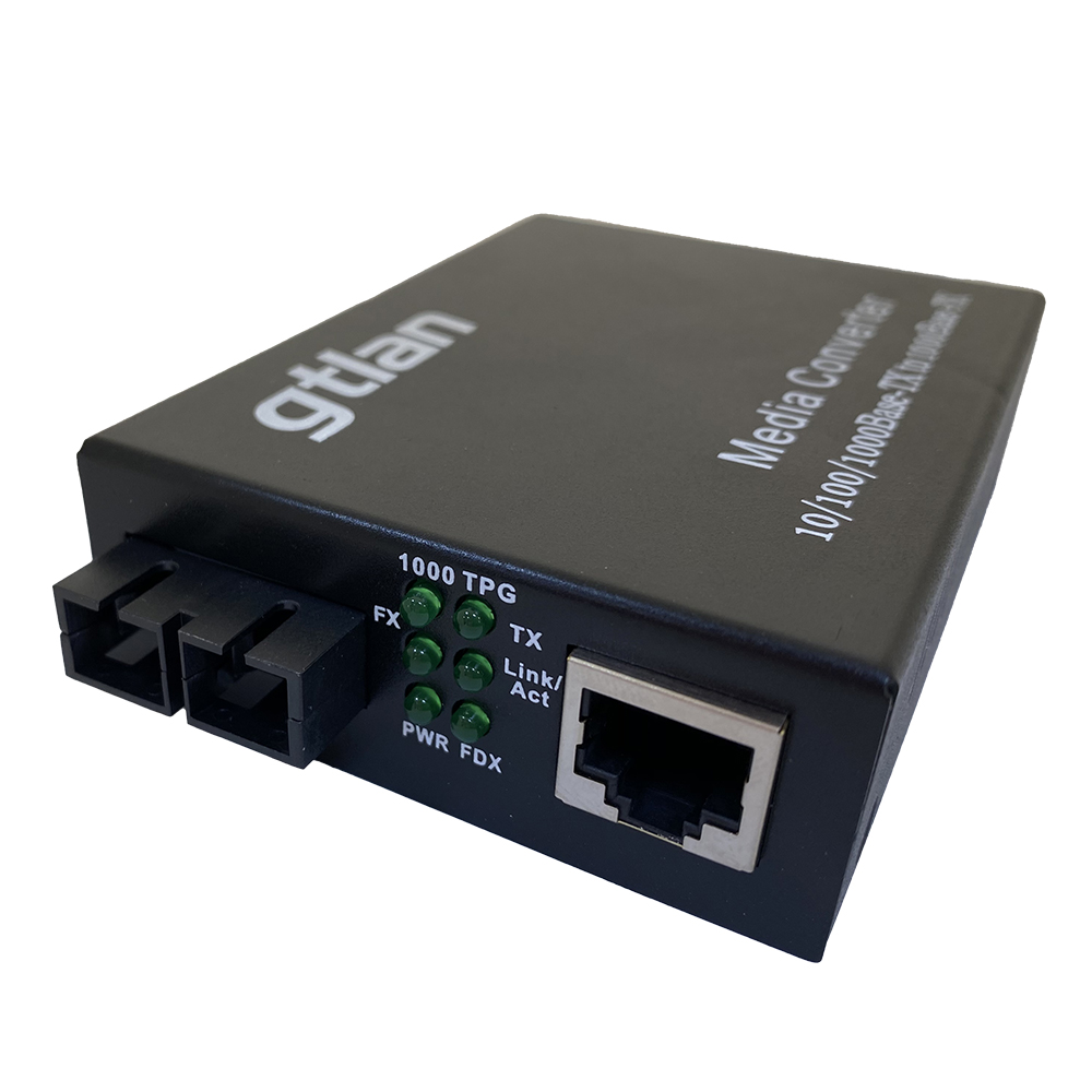 RJ45/FO CONVERTER 10/100/1000 MM SC