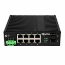 8-Port RJ45 10/100/1000 Industrial Switch + 2 SFP DIN