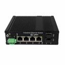 4-Port RJ45 10/100/1000 Industrial Switch + 2 SFP DIN