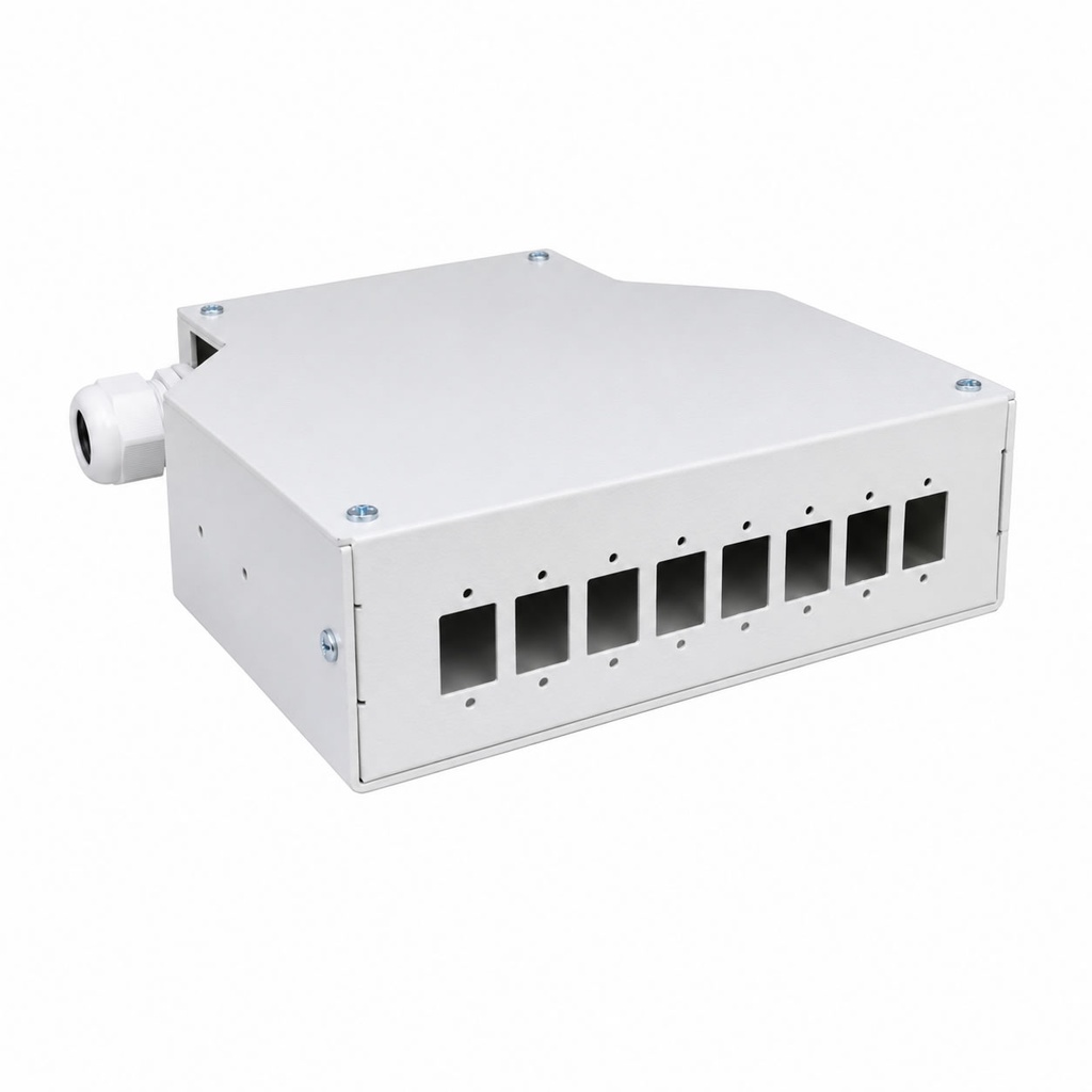 FO 8 SC BOX WITH ACCESSORY FOR DIN RAIL gtlan