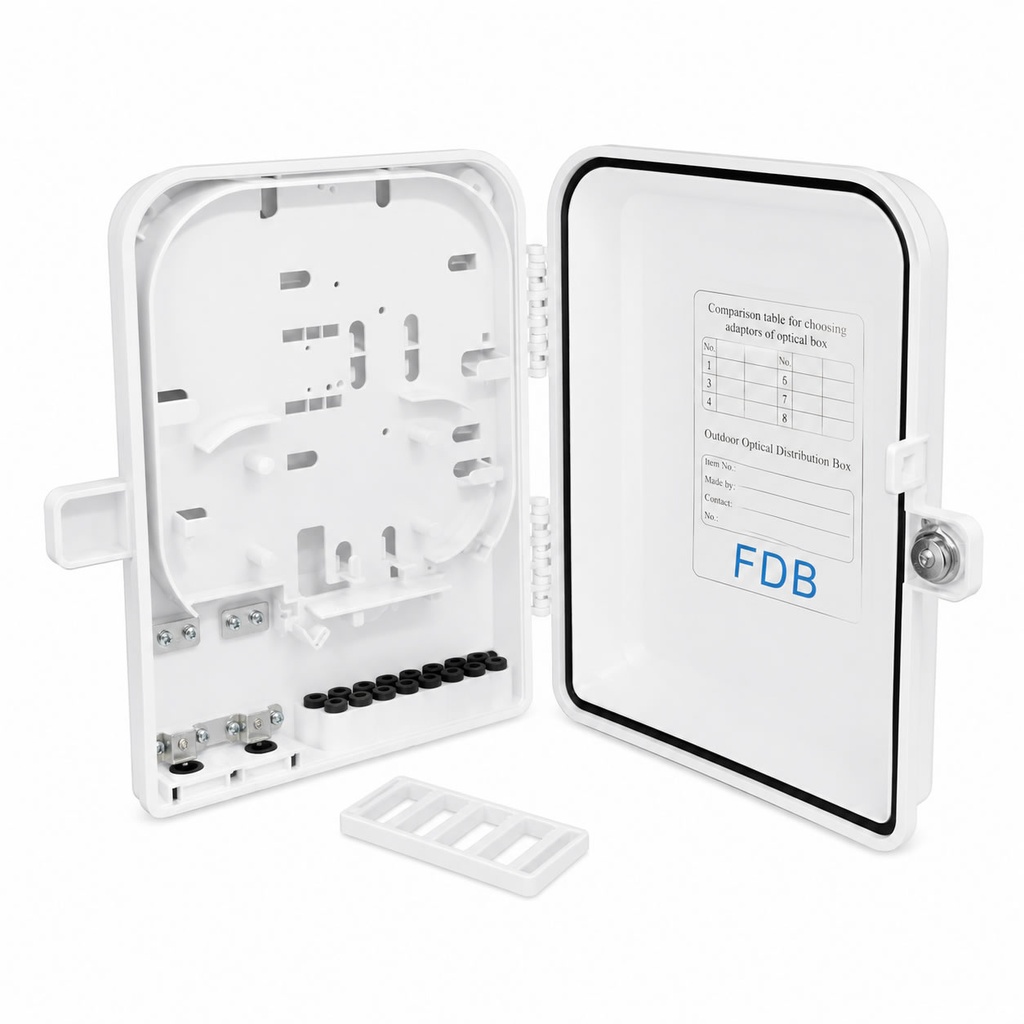 FO DISTRIBUTION BOX IP-65 16 SC W/INCUT WITHOUT CUT gtlan