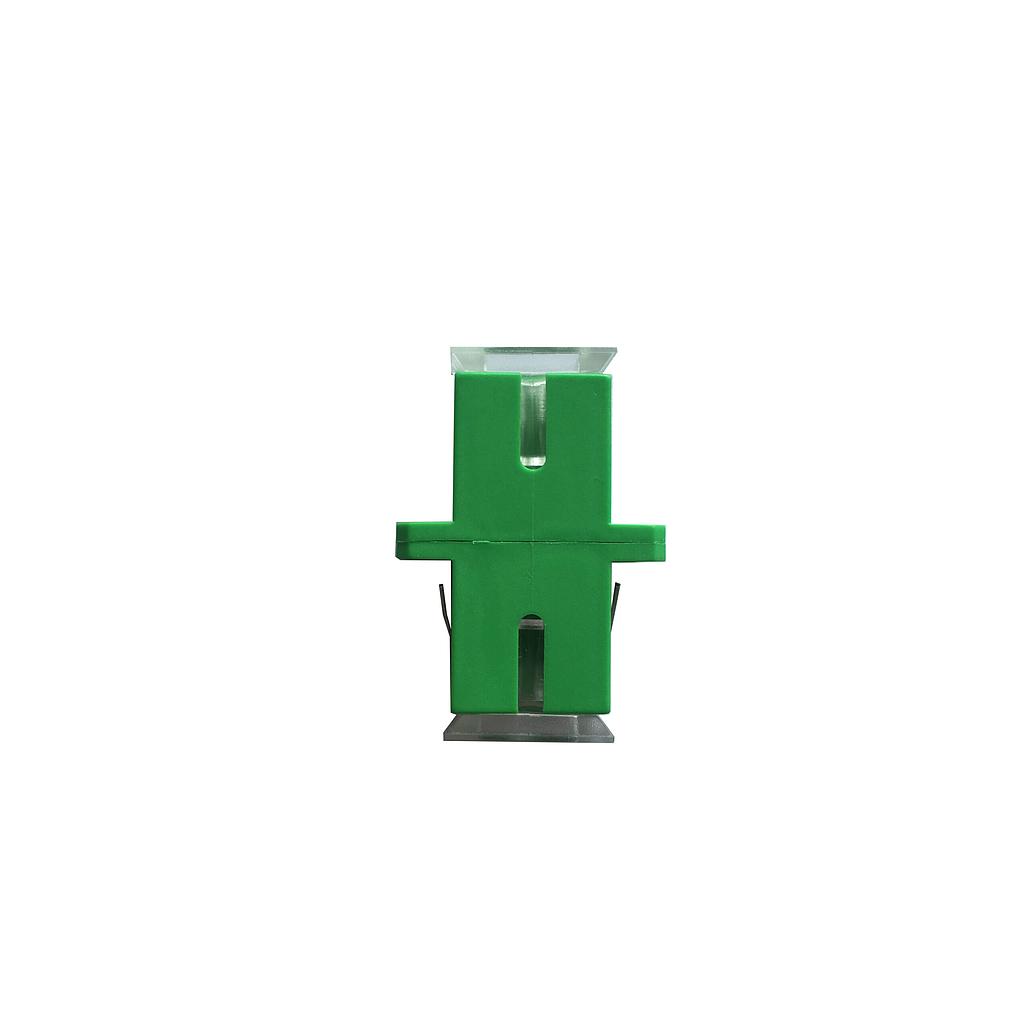 FO SC-APC SIMPLEX SM ADAPTER WITH TRANSPARENT PLUG (50 units)