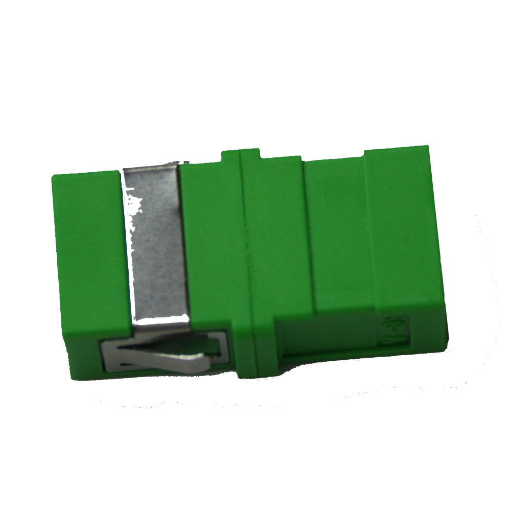 SIMPLE FO SC-APC ADAPTER SM H-H GREEN PANEL SLIM (50 units) g