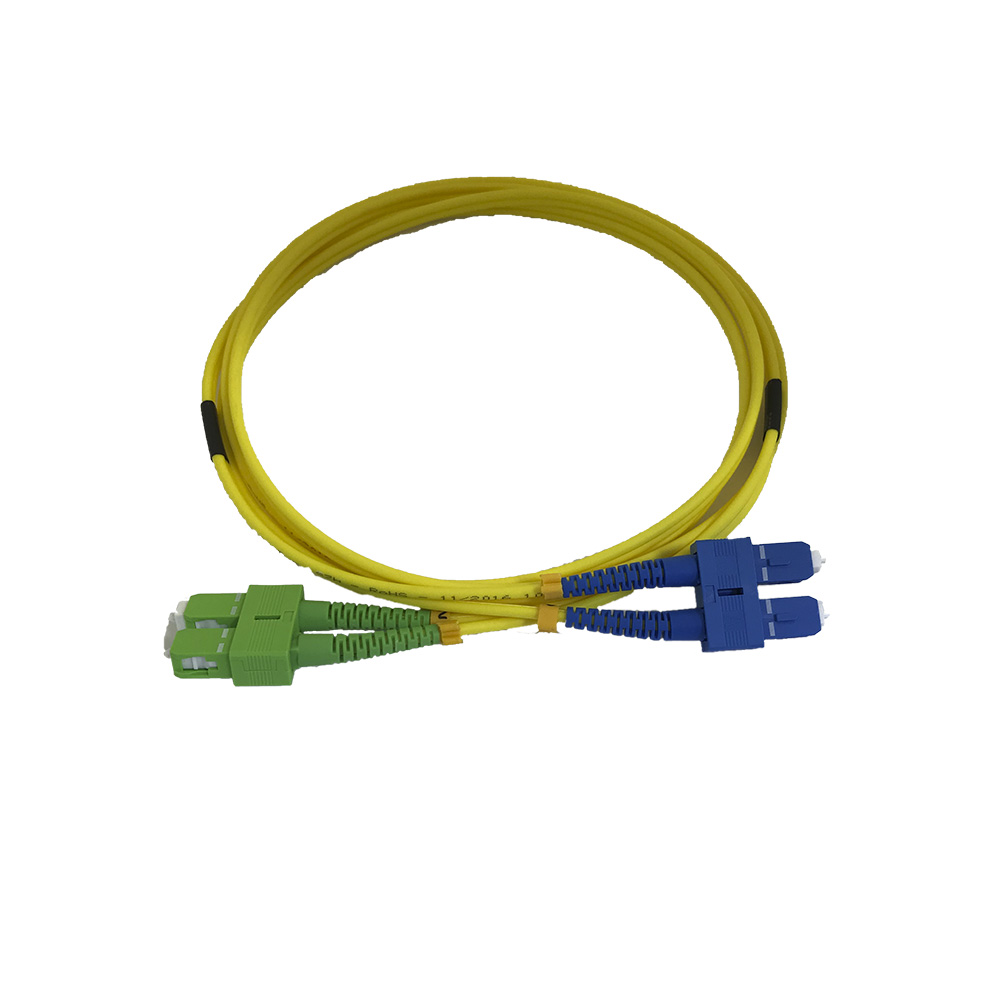 FO HOSE SM 9/125 SC-APC/SC-UPC DUPLEX 2MT LSZH gtLan