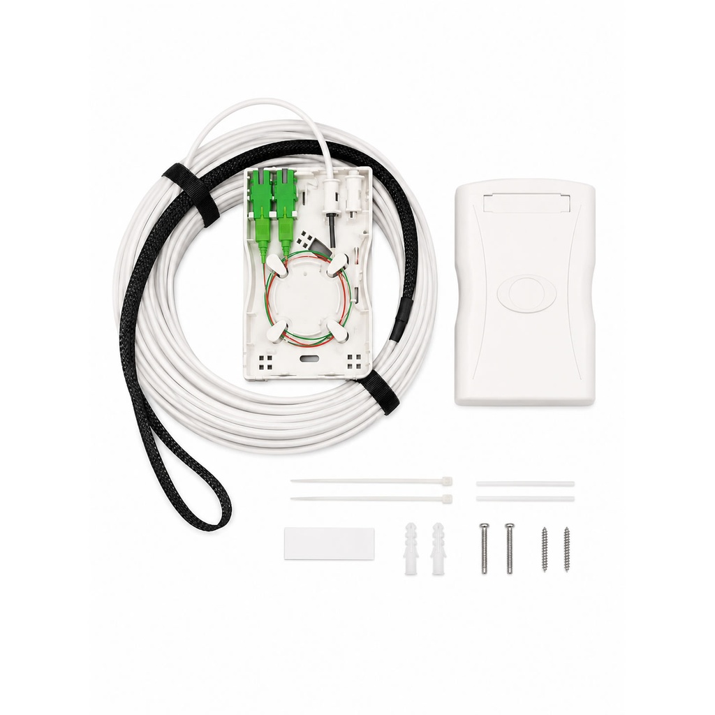 SUP BOX PRECONNECT LAT DUPLEX CASCADA SC-APC SM ICT3 25MT
