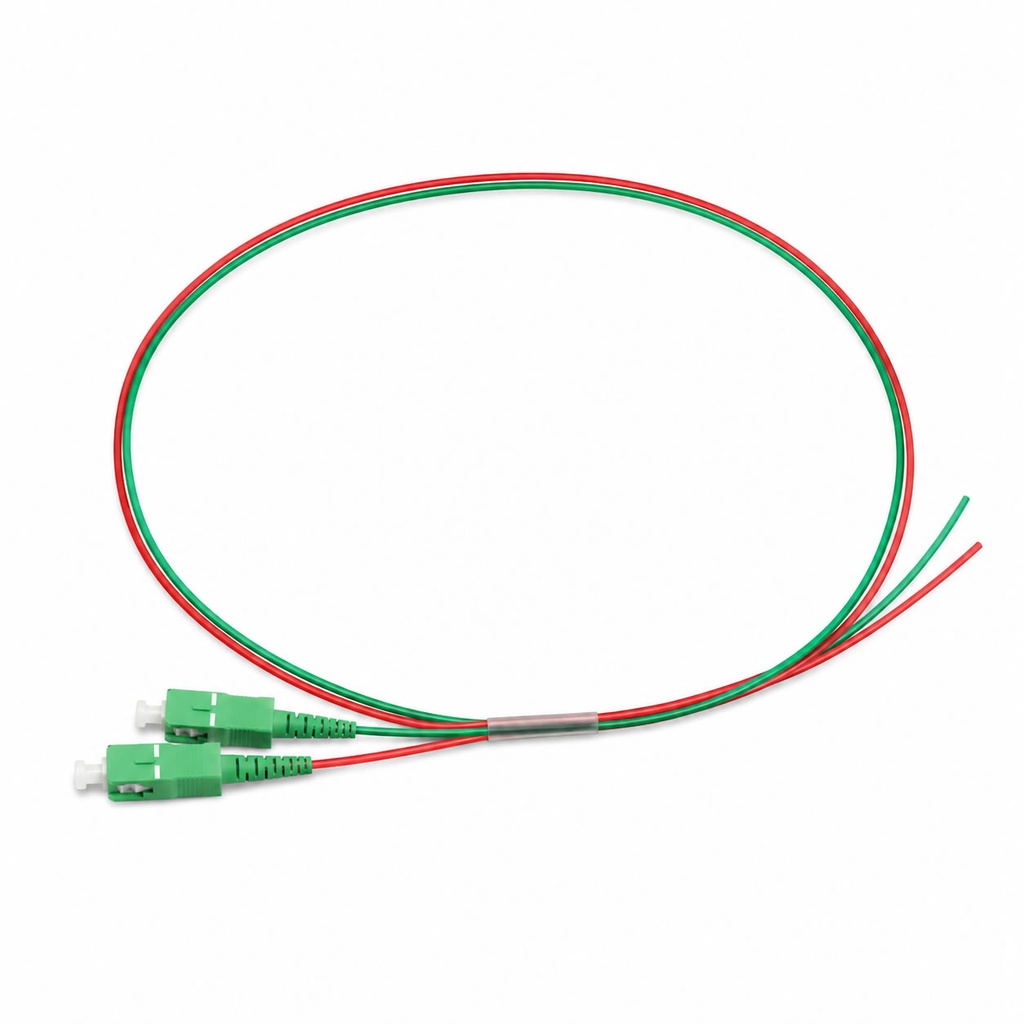 PIGTAILS FO (PAIR) SM 9/125 SC-APC 1MT 0.9mm G.657A2 RJ/VD