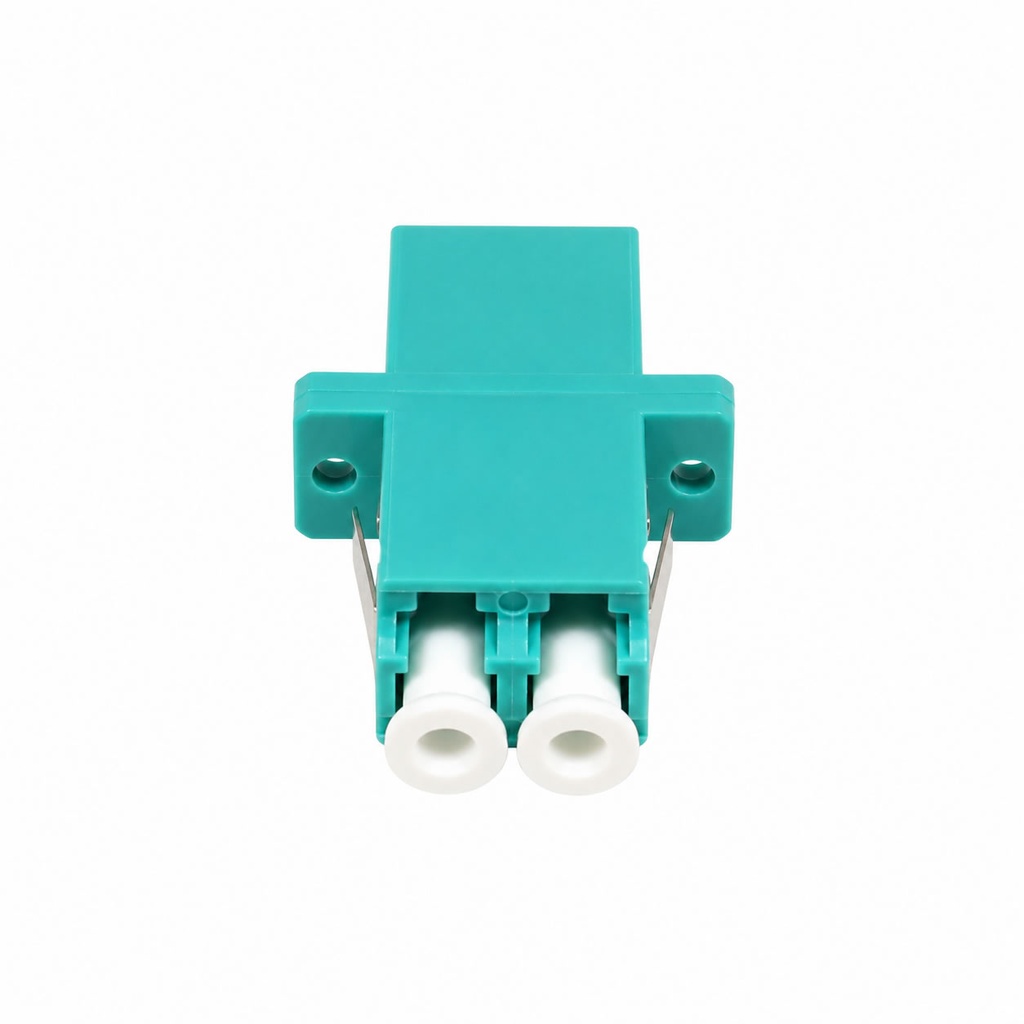 FO LC DUPLEX MM H-H PANEL OM3 AQUA ADAPTER (50UDS) gtlan