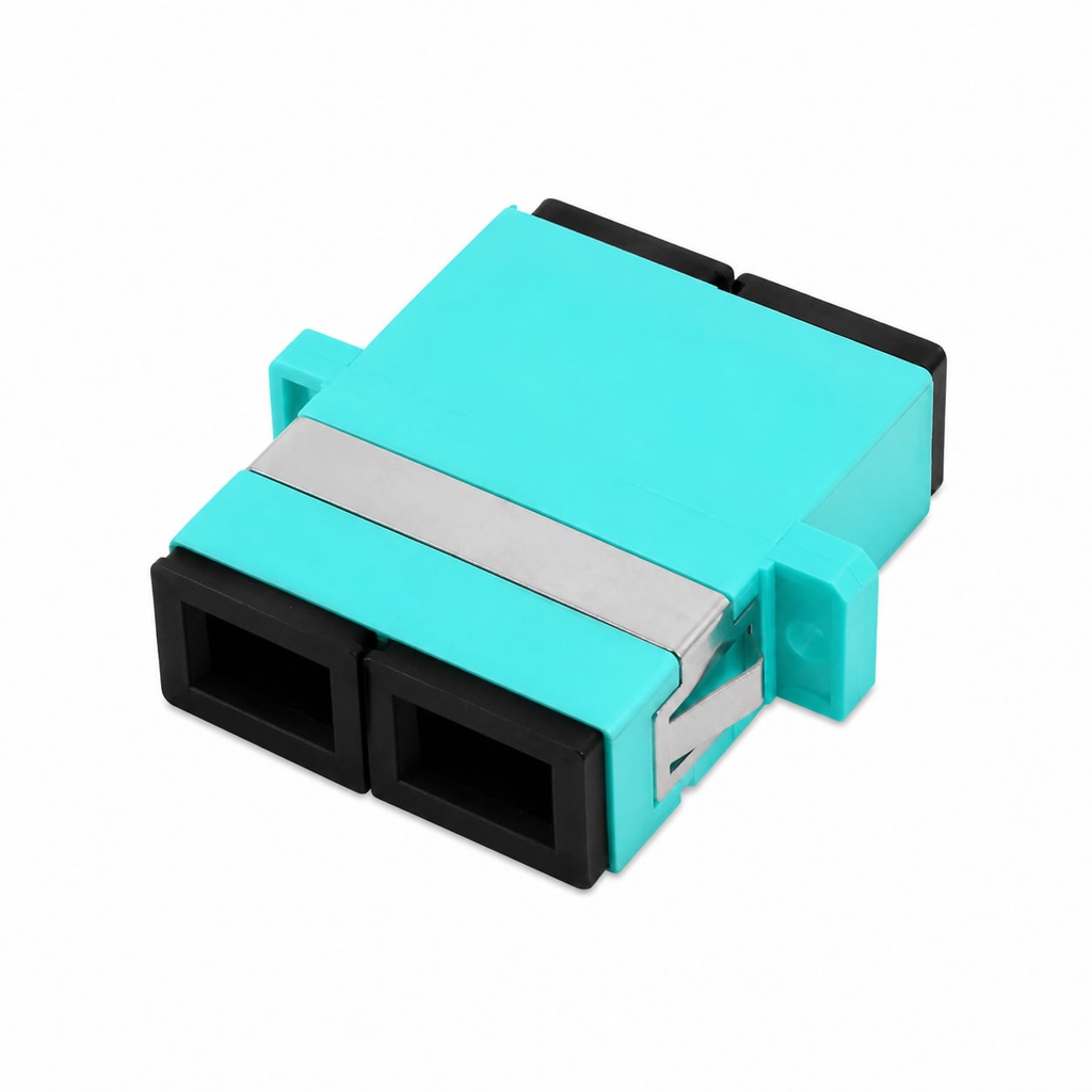 FO SC DUPLEX MM H-H PANEL OM3 AQUA ADAPTER (20 units) gtlan