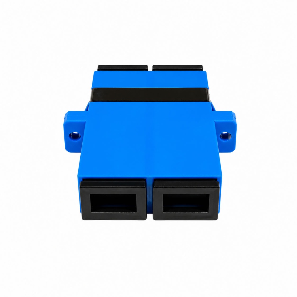 FO SC Duplex SM H-H Adapter, Blue Panel