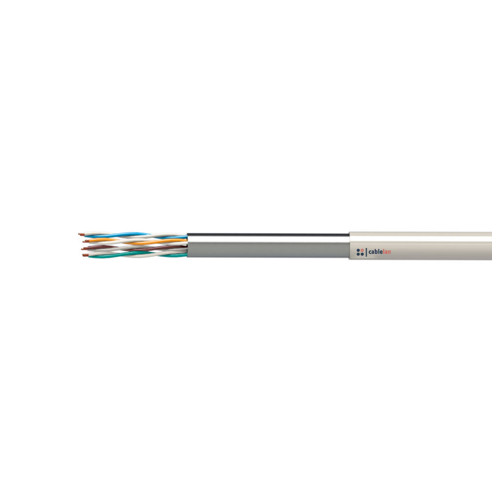 RIGID F-UTP CABLE C-5E EXT PE Fca 305MT WHITE cablelan