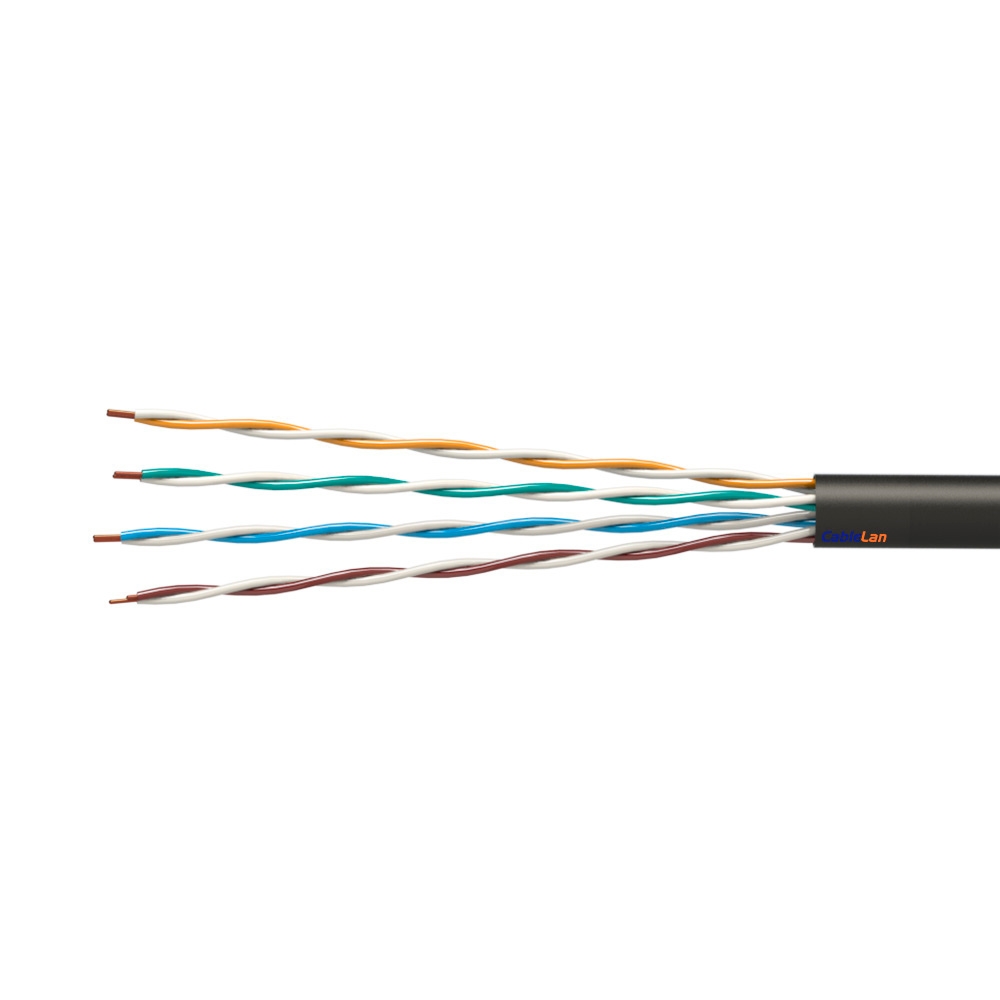 CABLE U-UTP RIGIDO C-5E EXT PE Fca 305MT cablelan