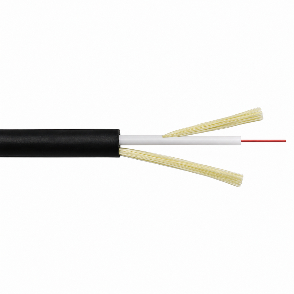 CABLE FO 1 SM 9/125 EXT DBL COVER Dca-s2,d2,a1 4mm 500MT