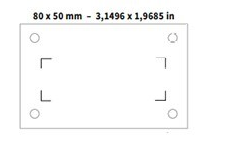 SET OF 100 80X50 FO CABLE LABELS