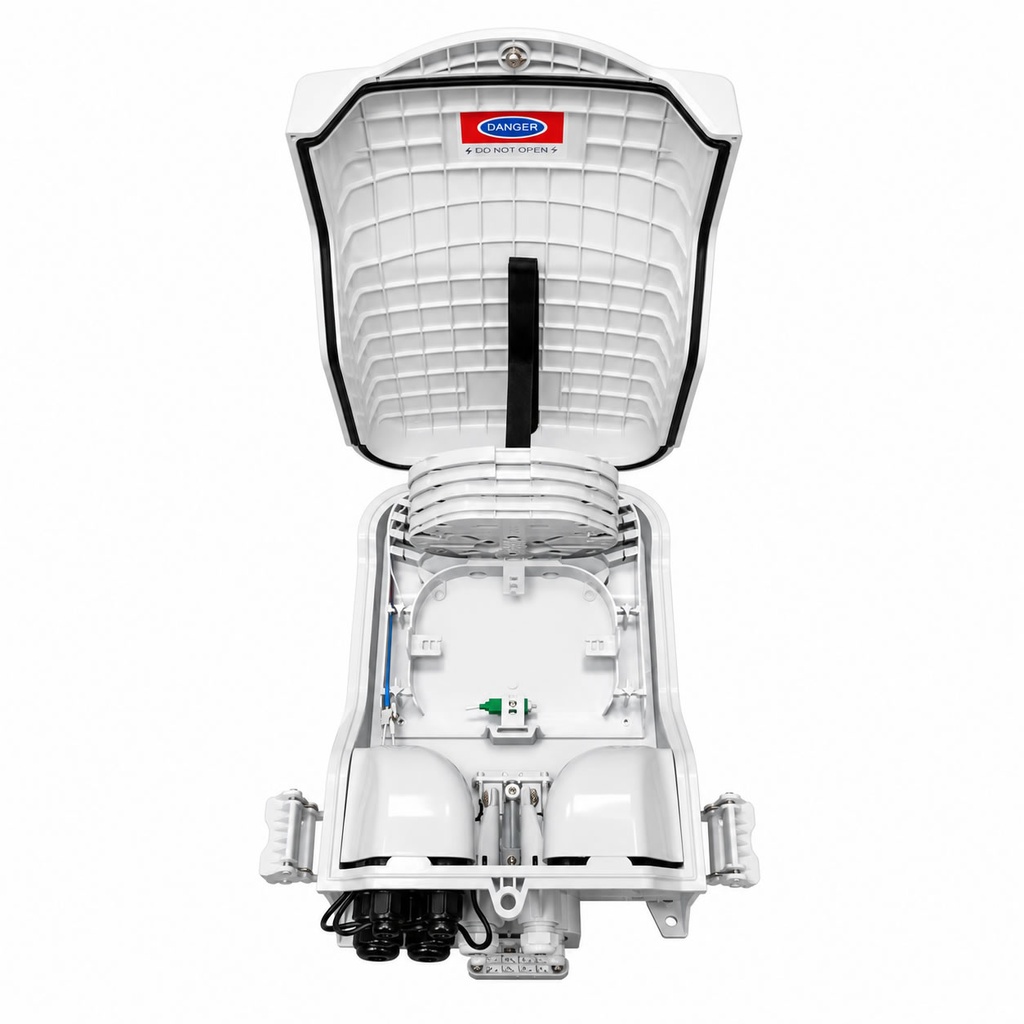 DOME FO BOX 8/16 AC SCHW 4 SUPPLY 48/84 FUS 8 SPLT IP65 WALL