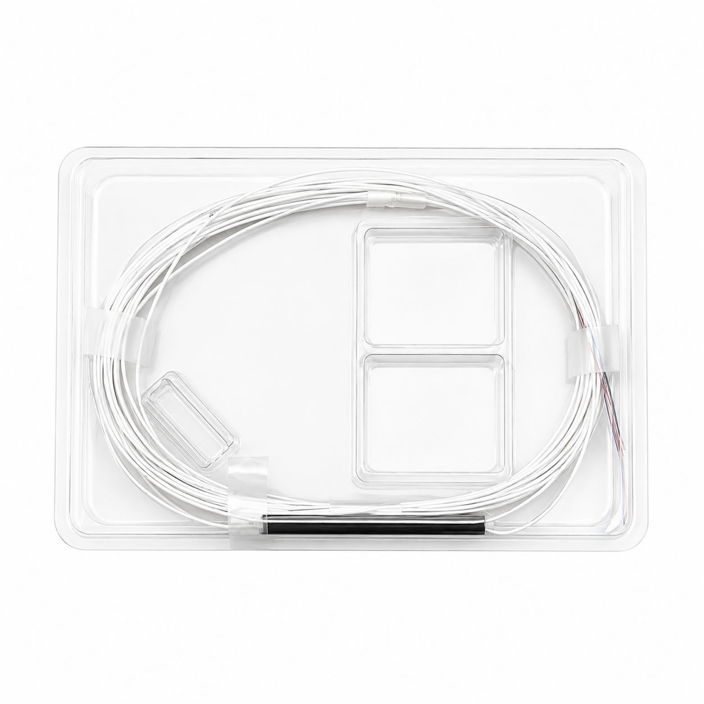 SPLITTER FO SM 1:8 S/STEEL TUBE CONNECTOR gtlan