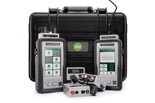 [22GTTESTPROK51E] COPPER NETWORK CERTIFICATION KIT UP TO C8 + FO MM-SM TESTPRO-K51E