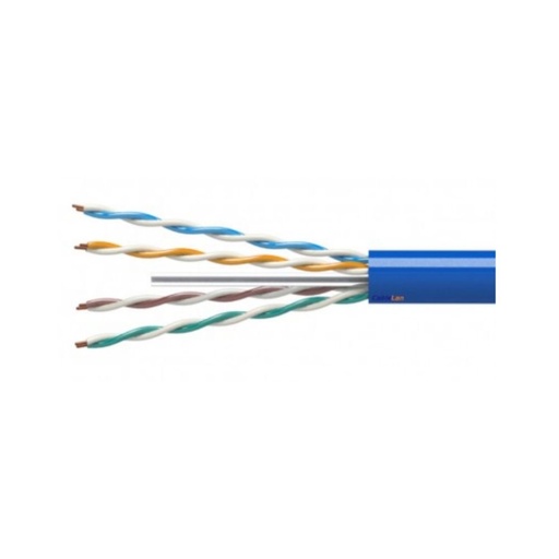 [50NU6AB2CA] RIGID UTP CABLE C-6A LSZH B2ca-s1a,d1,a1 BLUE 305M cablelan