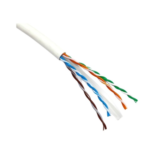 [50NU6B2CA] RIGID UTP CABLE C-6 LSZH B2ca-s1a,d1,a1 WHITE 305MT CABLE