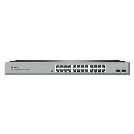 [RPSW24GCS] SWITCH (ST3126GS) 24 RJ45 1000BTX 2 SFP 19"/Desktop