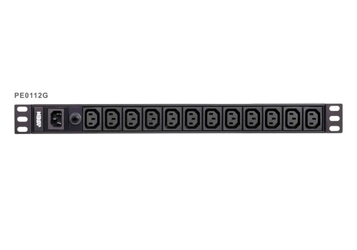 [31PDUPE0112G] Basic Single-Phase 1U 19" PDU - 10A - 12xC13