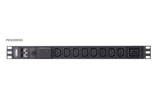 [31PDUPE0209SG] Basic 1U 19" Single-Phase PDU with Surge Protection - 9