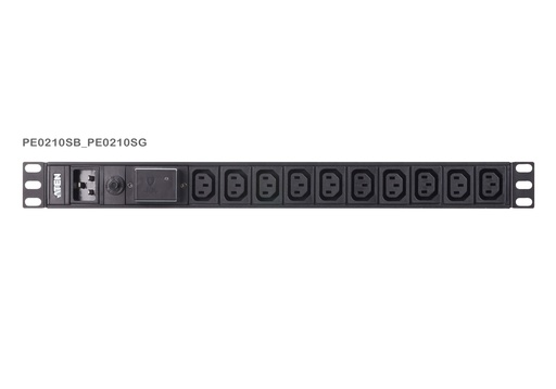 [31PDUPE0210SG] Basic 1U 19" Single-Phase PDU with Surge Protection - 3