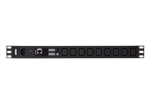 [31PDUPE1109G] 1U 19" Single-Phase PDU with V/A Display and Overcurrent Protection