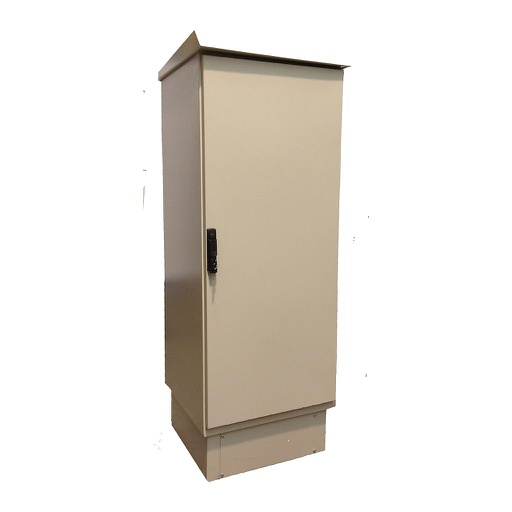 [31E2466T] EXT CABINET 19" 24U A600 F600 IP-55 W/ROOF
