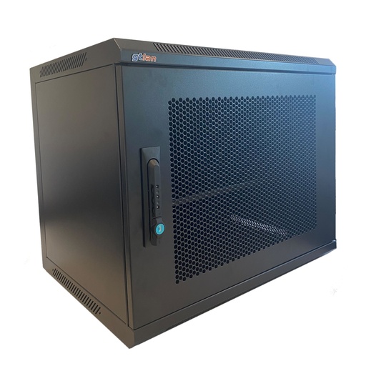 [31GTM9F4SG] CABINET 19" M 9U F450 1CUE LAT. FIXED + SECURITY LOCK gtlan