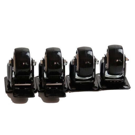 [31GTR] KIT 4 WHEELS FOR RACK CABINET gtlan