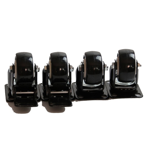 [31GTR] KIT 4 WHEELS FOR RACK CABINET gtlan