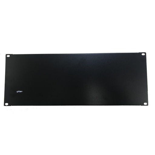 [50PC4] BLACK METAL BLIND 19" PANEL 4u GTLan