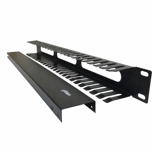 [50PPCT] 19" CABLE GAUGE PANEL WITH COVER 1U GTLan