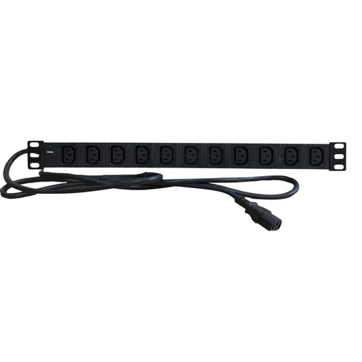 [50R12IEC] 19" PLUG 11 IEC C13 gtlan CONNECTORS
