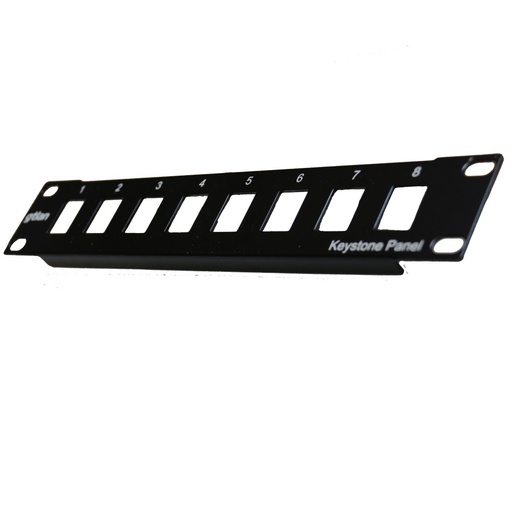 [50P8V] MINILAN PANEL 10" 8 HOLES RJ45 gtlan